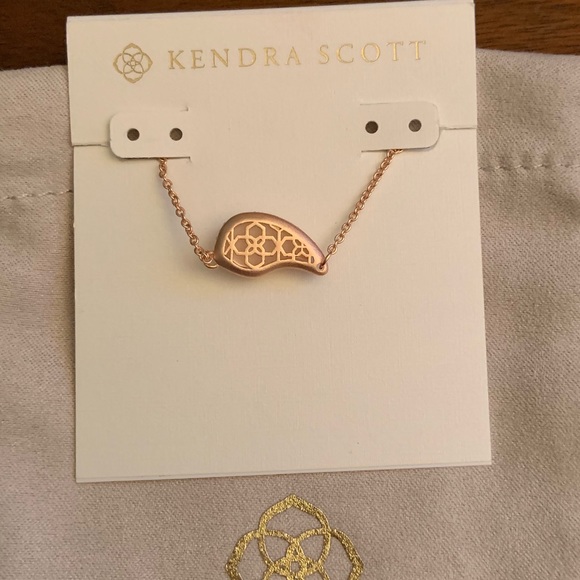 New Kendra Scott Rose Gold Tansy In Ivory Pearl - Picture 2 of 3